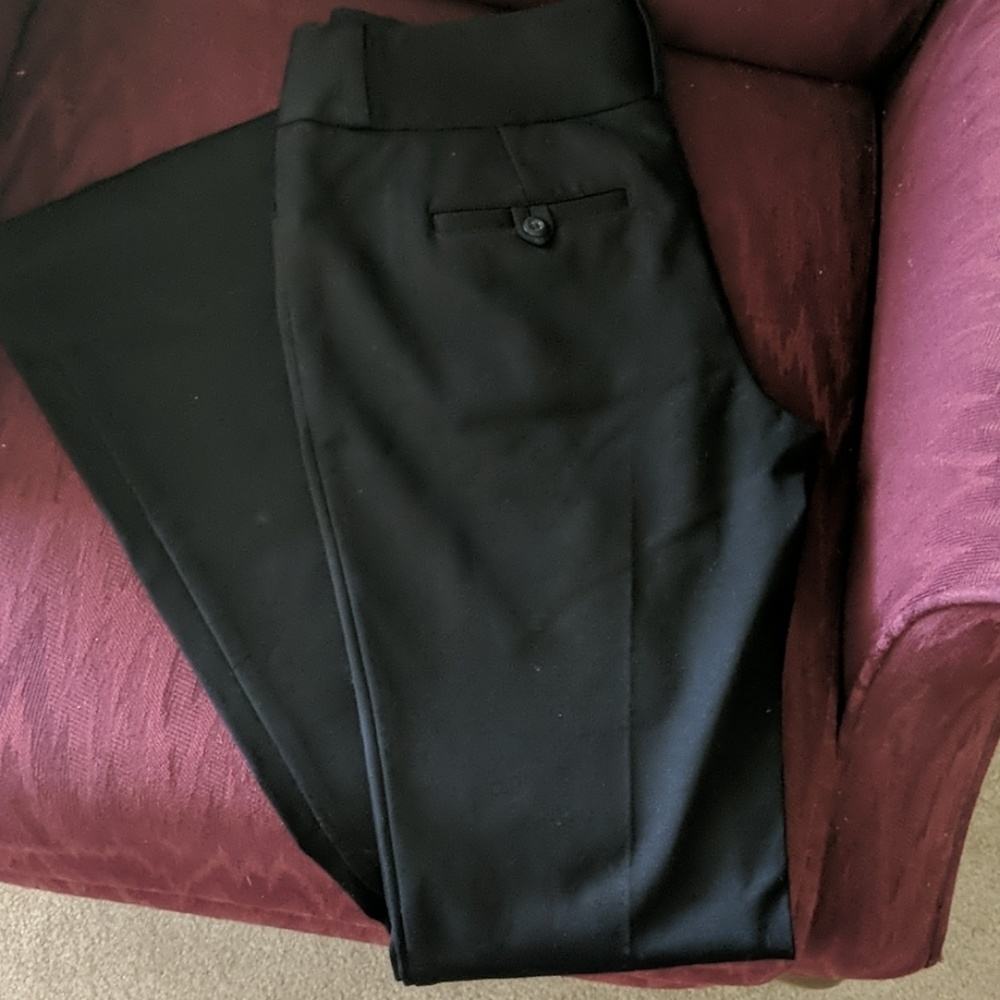 Black INC work pants. Nice fabric very comfy.